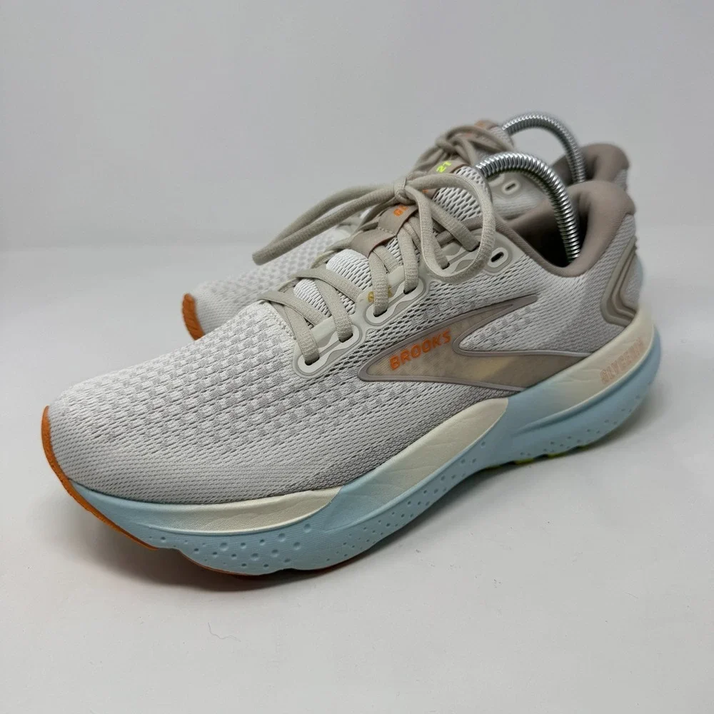 Brooks Glycerin 21 Shoes Beige Sneakers Running Athletic Jogging Women's Size 10